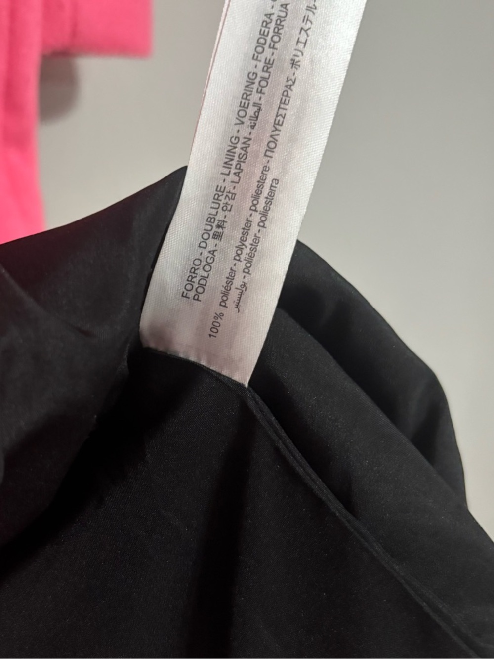 ZARA Hot Pink Long Trench Coat - Picture 4 of 5